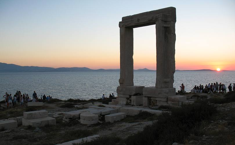 Portara (Temple of Apollon) in Naxos Town