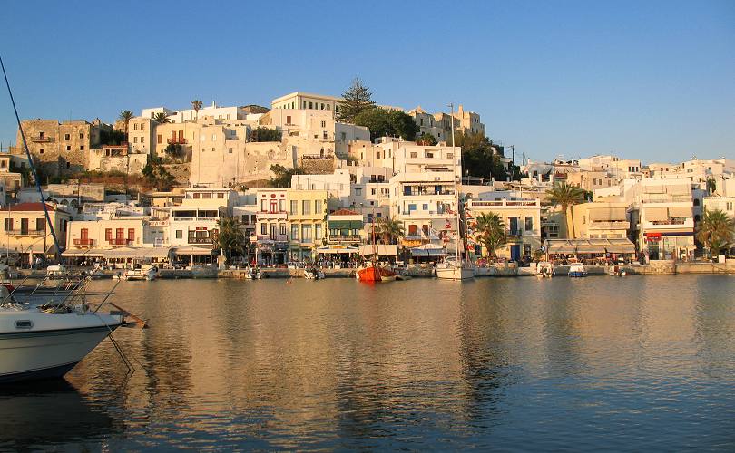 Naxos Town - View from marina